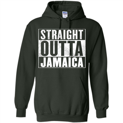 Jamaica T-Shirt - Straight Outta Jamaica T-shirt Forest Green