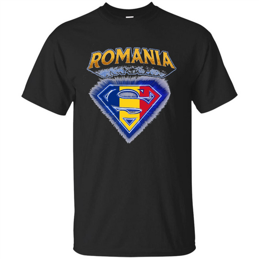 Power From Romania T-shirt Black