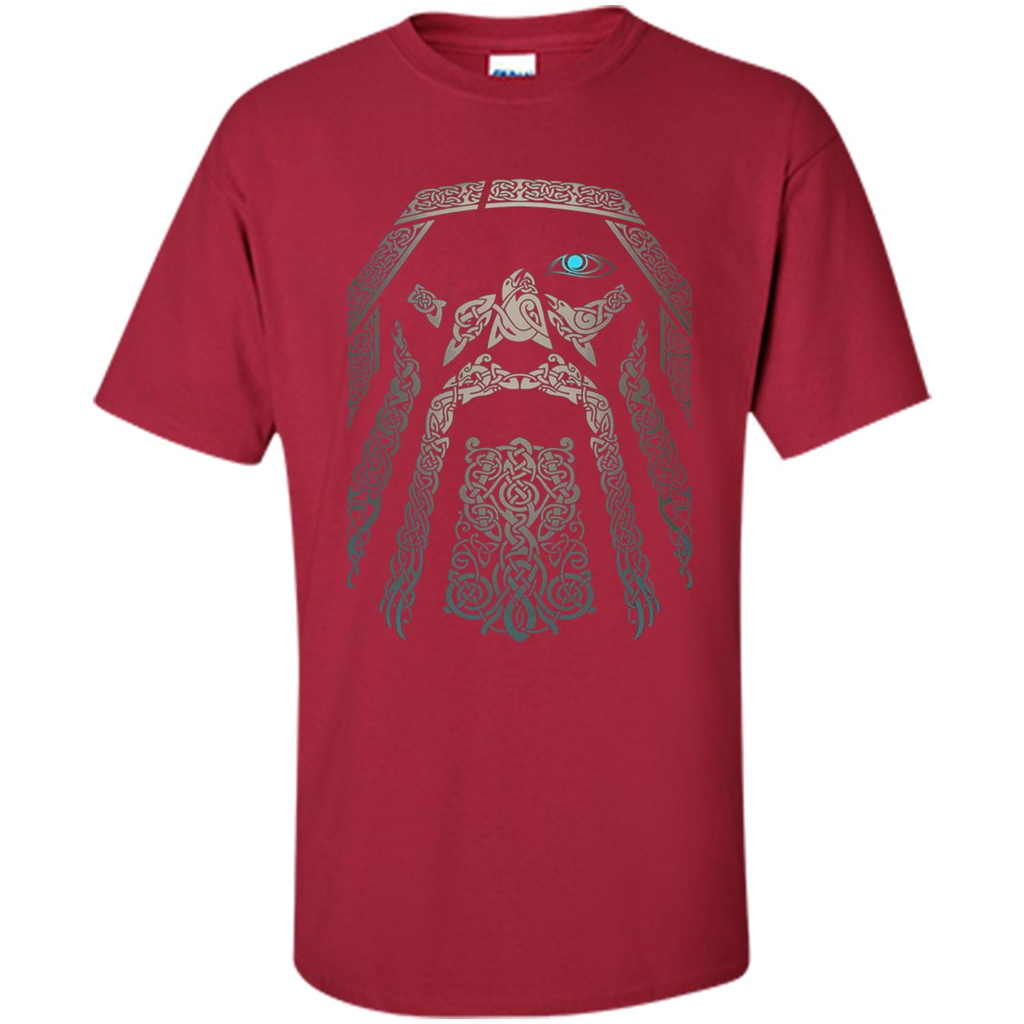 Odin-Vikings Valhalla T-shirt Cardinal