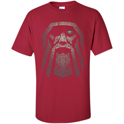 Odin-Vikings Valhalla T-shirt Cardinal