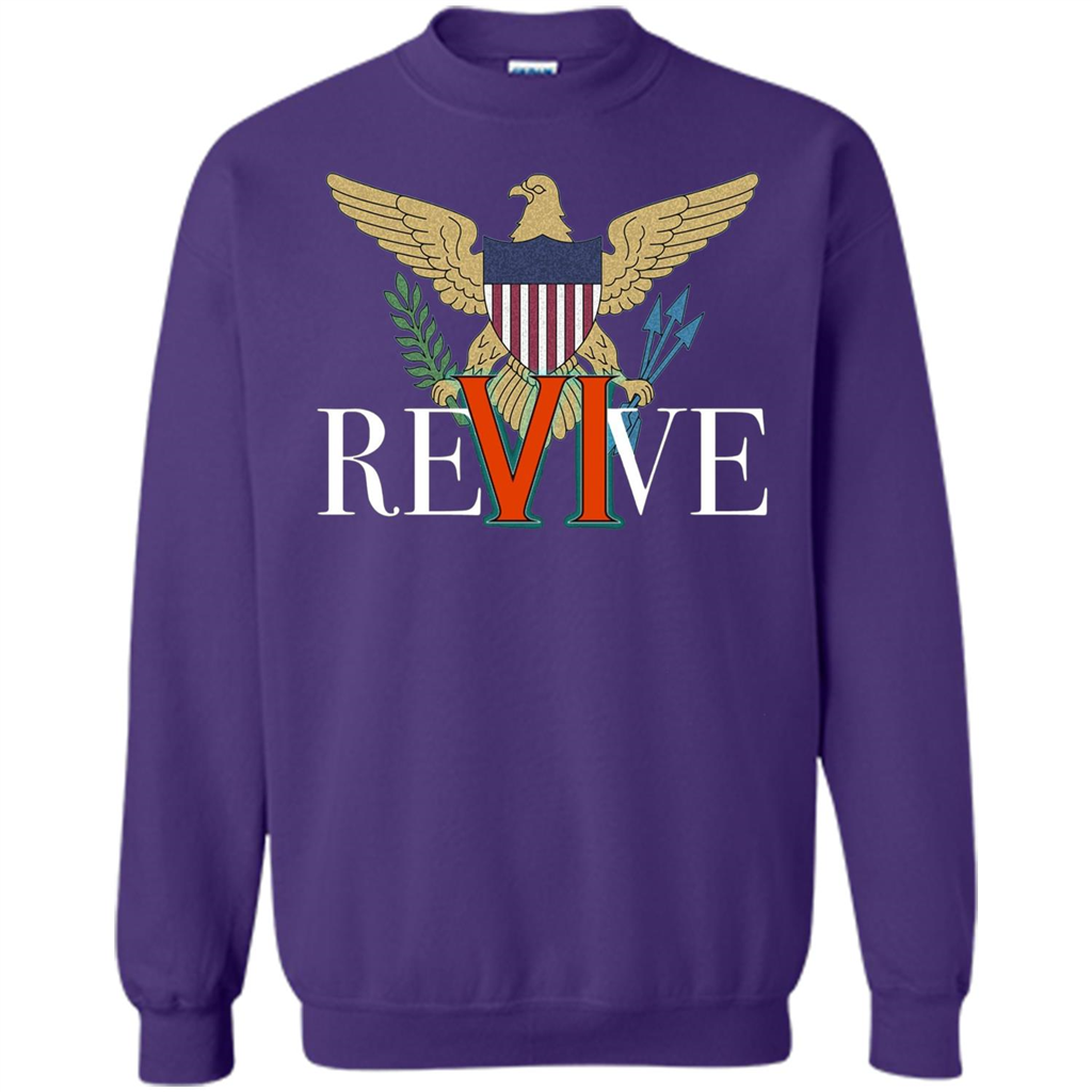 Revive the VI US Virgin Islands Strong T-shirt Orange