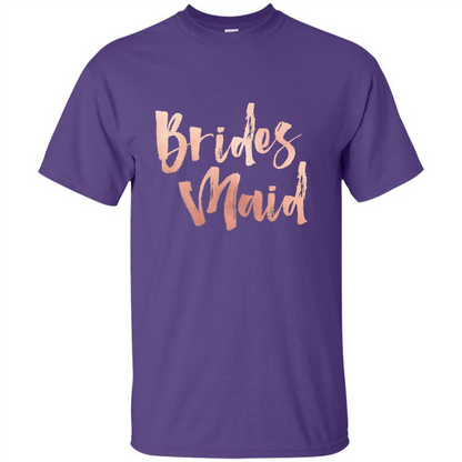 Bridesmaid T-shirt Purple
