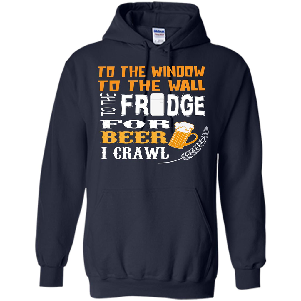 Beer. For Beer I Crawl T-shirt Navy