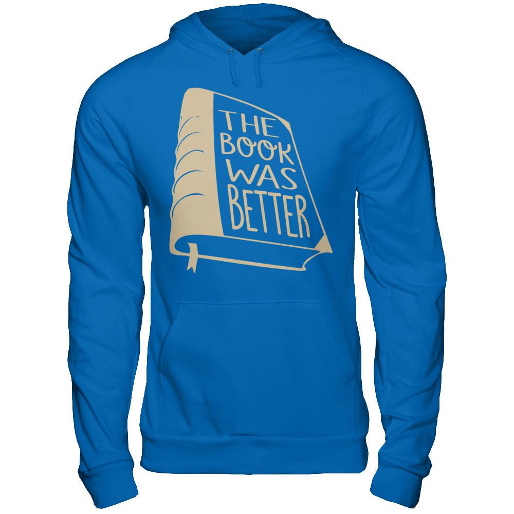 The Book Was Better Gildan - Pullover Hoodie Royal