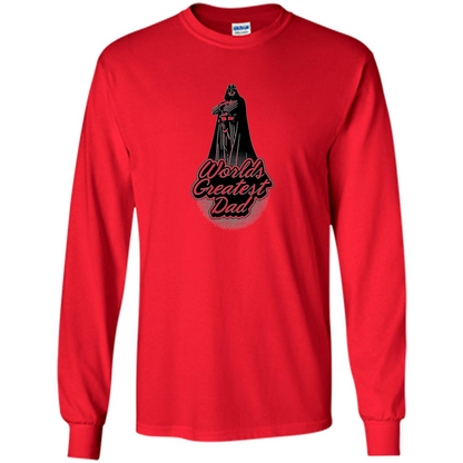 Father Day T-shirt World's Greatest Dad Red