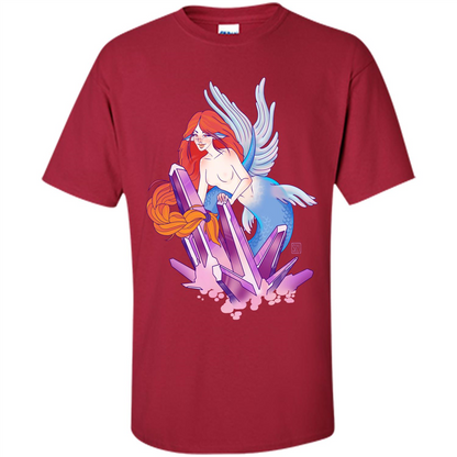 Cute Mermaid T-Shirt Cardinal