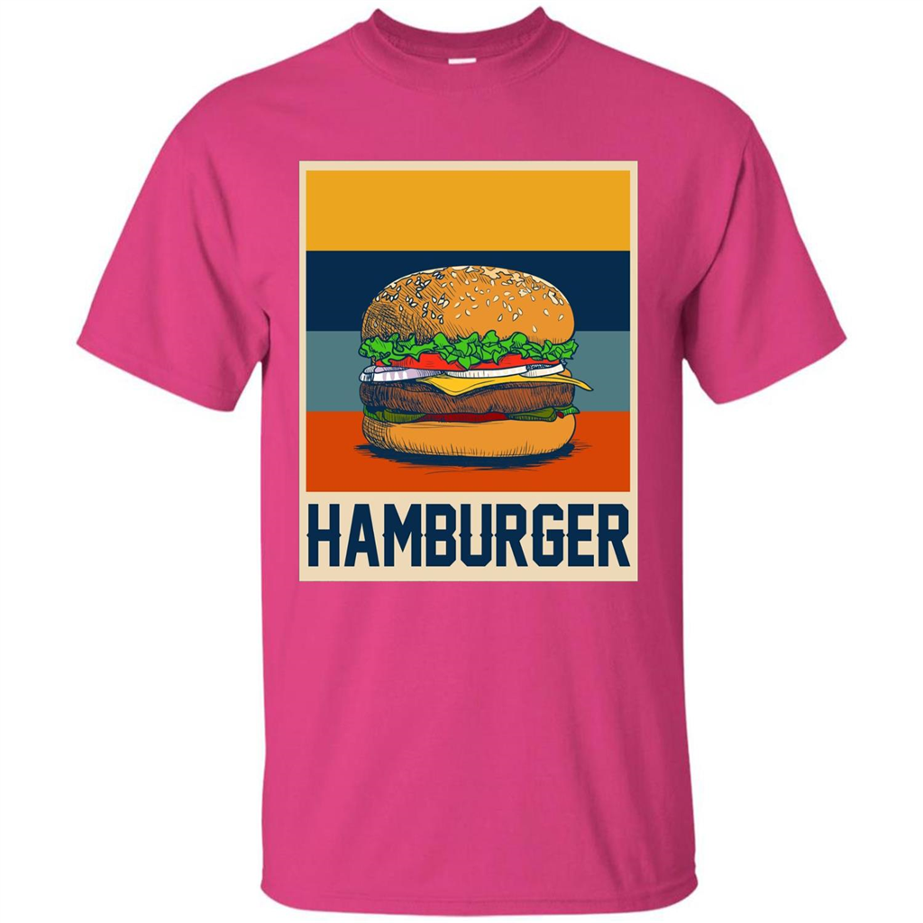 Hamburger T-shirt Vintage Hamburger T-shirt Heliconia