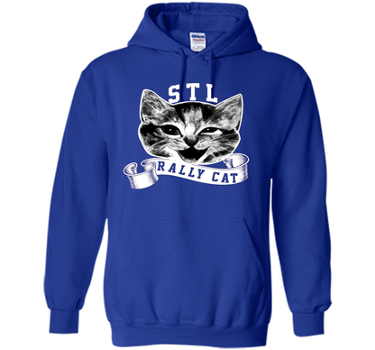 Cat Lover T-shirt Saint Louis Rally Cat T-shirt Royal