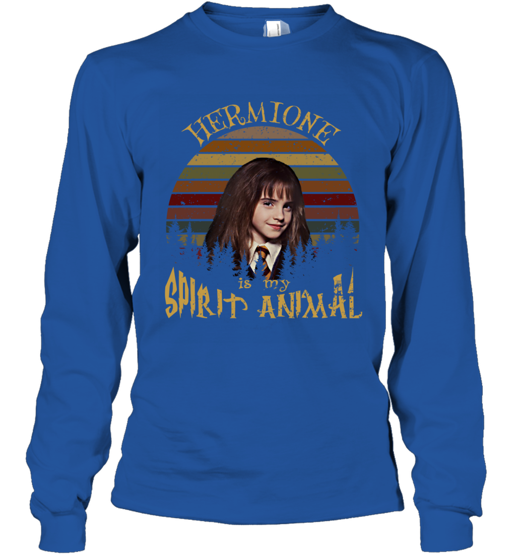 Hermione Is My Spirit Animal Harry Potter Fan Long Sleeve T-Shirt Long Sleeve T-Shirt Royal