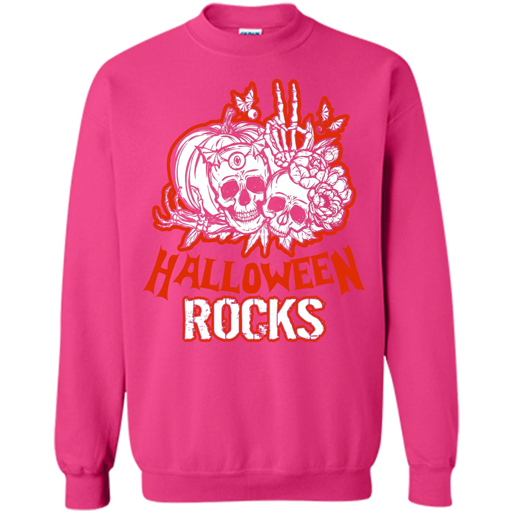 Halloween Rocks T-shirt Heliconia