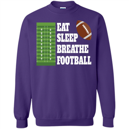 Eat Sleep Breathe Football T-shirt Orange