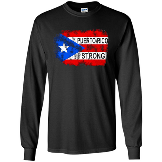Puerto Rico Strong T-shirt Black