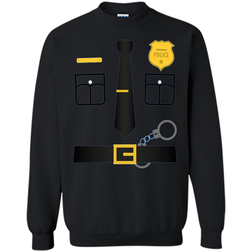 Policeman Costume T-Shirt Halloween Outfit T-shirt