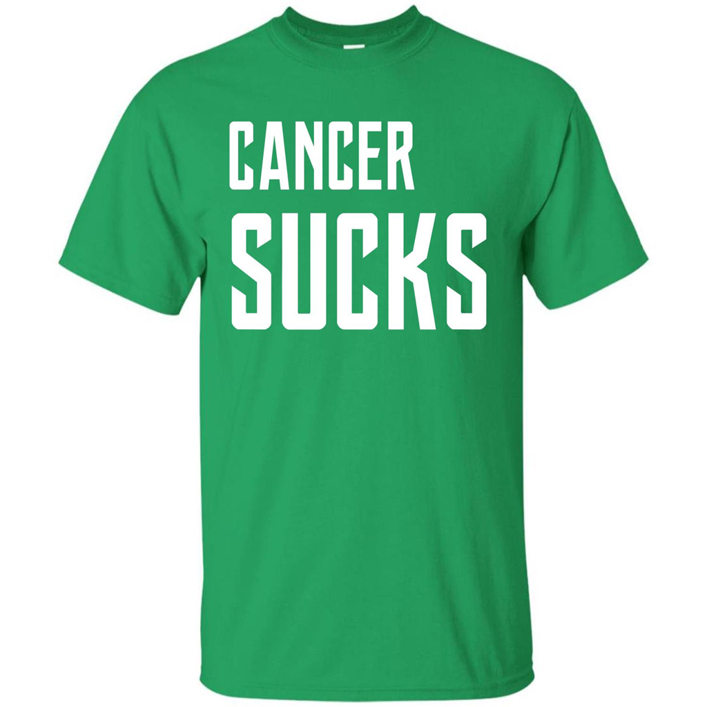 Cancer Sucks T-shirt Irish Green