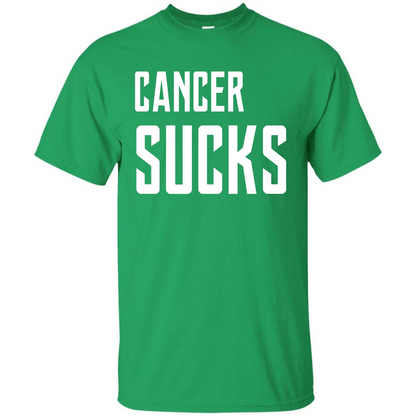 Cancer Sucks T-shirt Irish Green