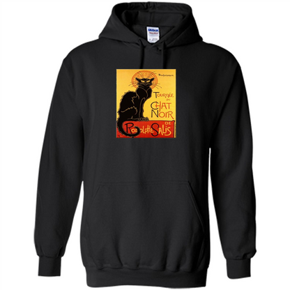 Vintage Poster Le Chat Noir - The Black Cat T-shirt Black