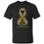 Childhood Cancer Awareness T-shirt Never Ever Giving Up Hope T-shirt