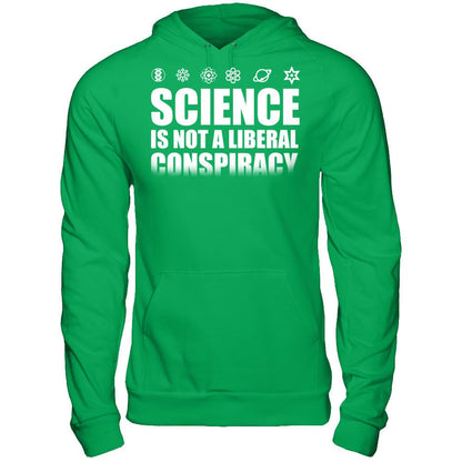 Science Is Not A Liberal Conspiracy Gildan - Pullover Hoodie Irish Green