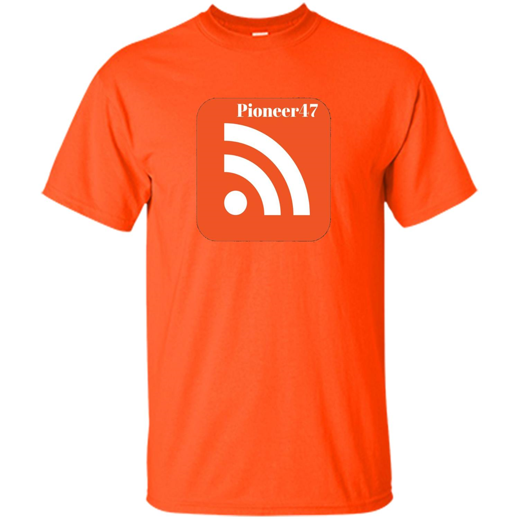Pioneer47 t-shirt LDS Mormon T-shirt for Youth and Adults Orange