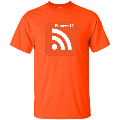 Pioneer47 t-shirt LDS Mormon T-shirt for Youth and Adults Orange