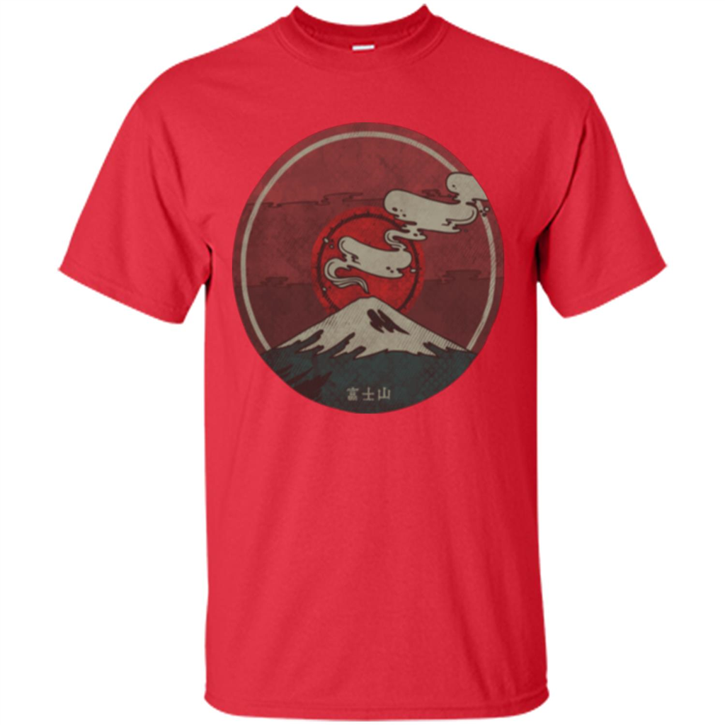 Mount Fuji T-shirt Red