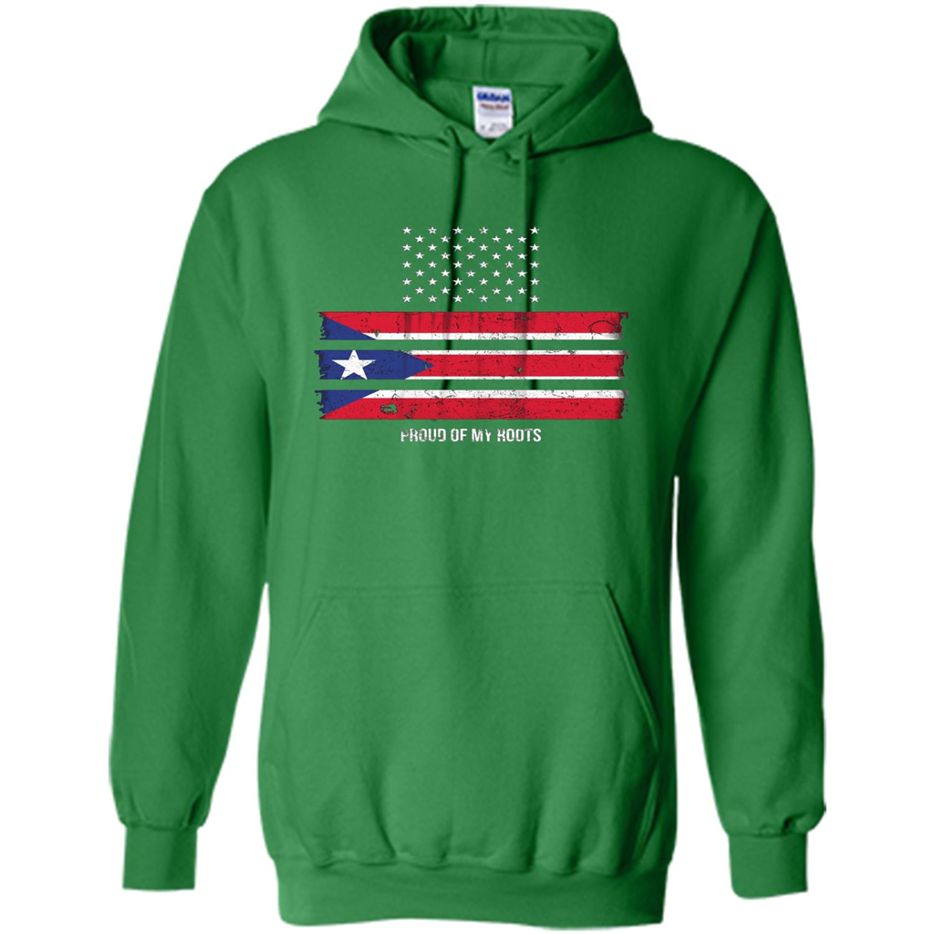 Puerto Rico USA Flag Pride T-Shirt Irish Green