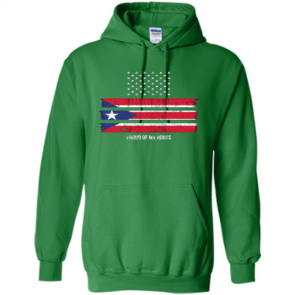 Puerto Rico USA Flag Pride T-Shirt Irish Green