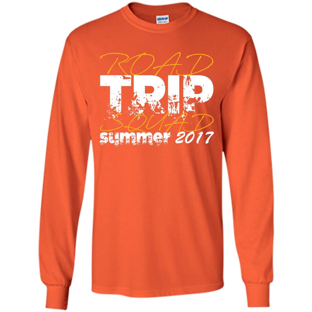 Summer T-shirt Road Trip Squad Summer 2017 Orange