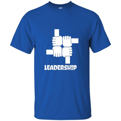 Leadership T-shirt Leadership And Management T-shirt Royal