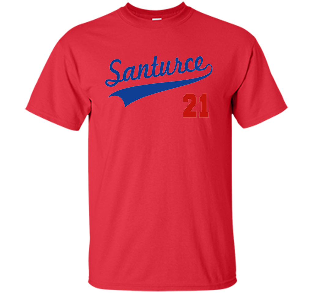 Santurce 21 Puerto Rico Baseball T-shirt Red