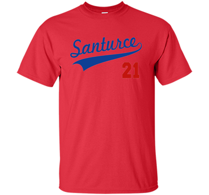Santurce 21 Puerto Rico Baseball T-shirt Red