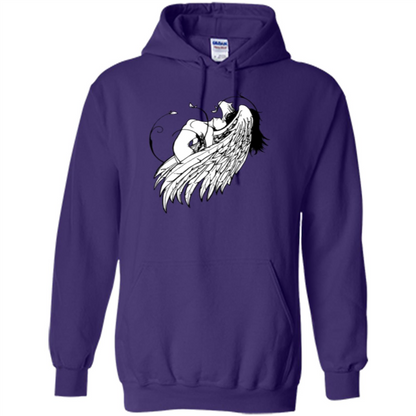 Angel T-shirt Angel Wings Purple