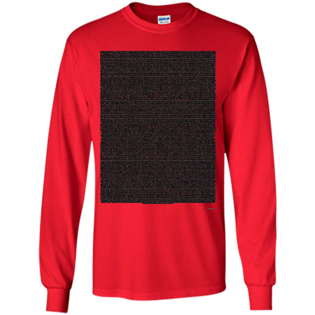 Bee Movie Script T-shirt Red