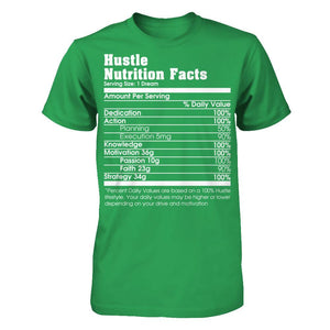 Hustle Nutrition Facts T-shirt