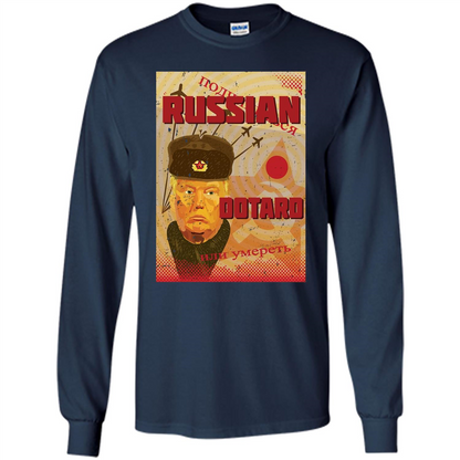Funny President T-shirt Russian Dotard T-Shirt Navy