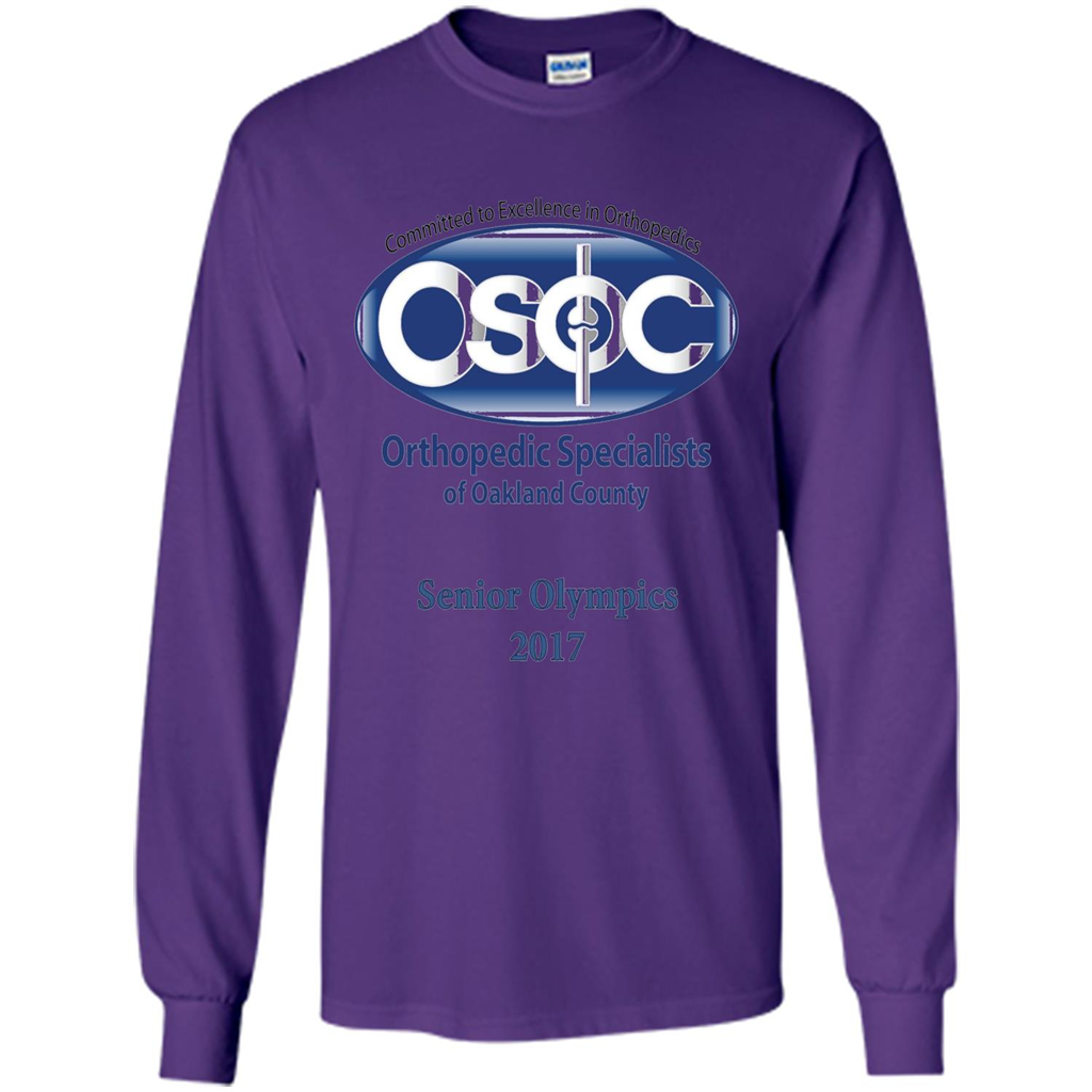 OSOC 9 Senior Olympics 2017 T-shirt Purple