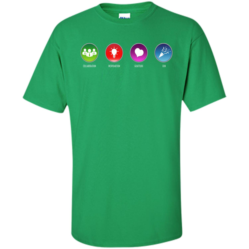 Values Icons T-shirt Irish Green