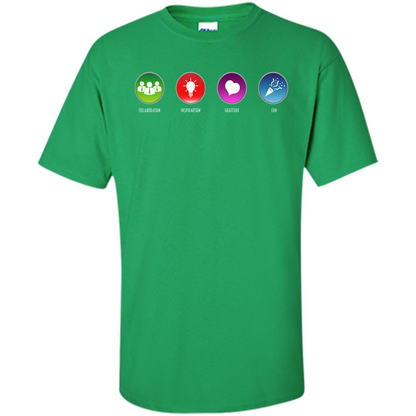 Values Icons T-shirt Irish Green