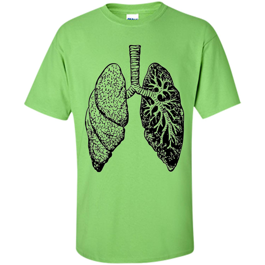 Lungs T-shirt Lime