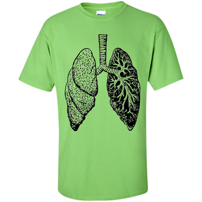 Lungs T-shirt Lime