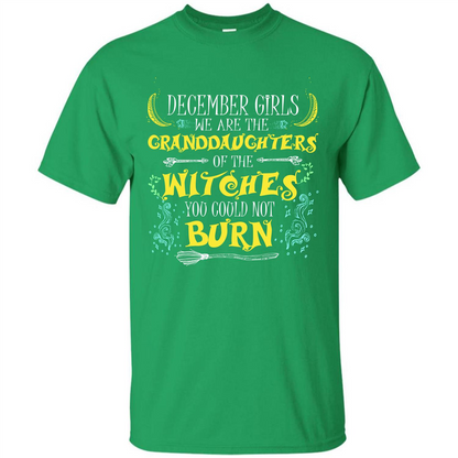 Halloween T-shirt December Girls T-shirt Irish Green