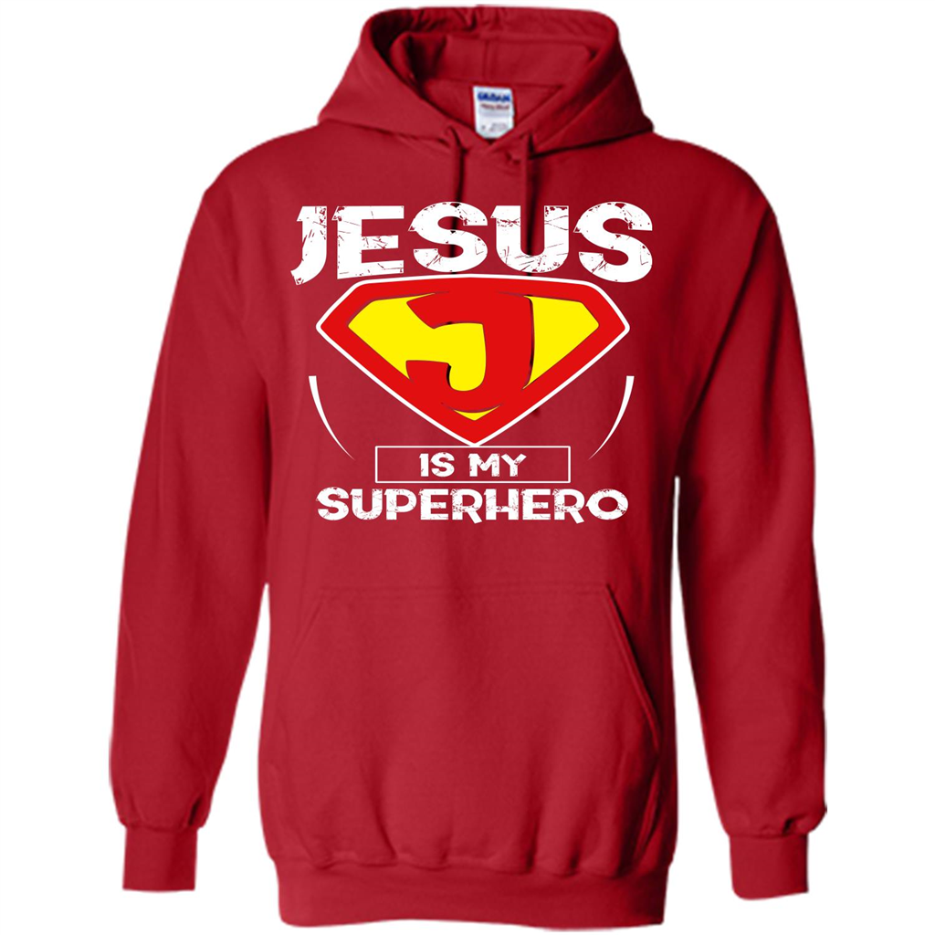 Christian T-shirt Jesus Is My Superhero T-shirt