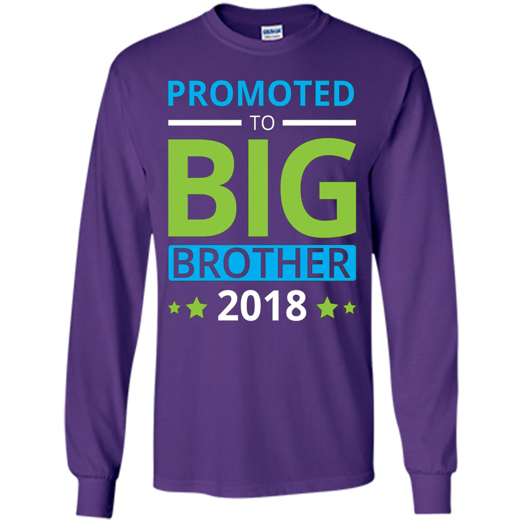 Brothers T-shirt Promoted to Big Brother 2018 T-shirt Purple