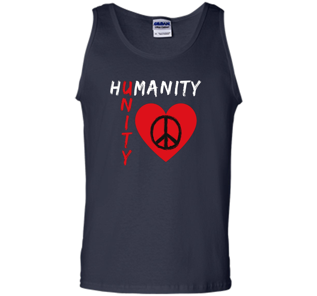 Humanity, Unity T-Shirt, Peace, Love T-shirt Navy