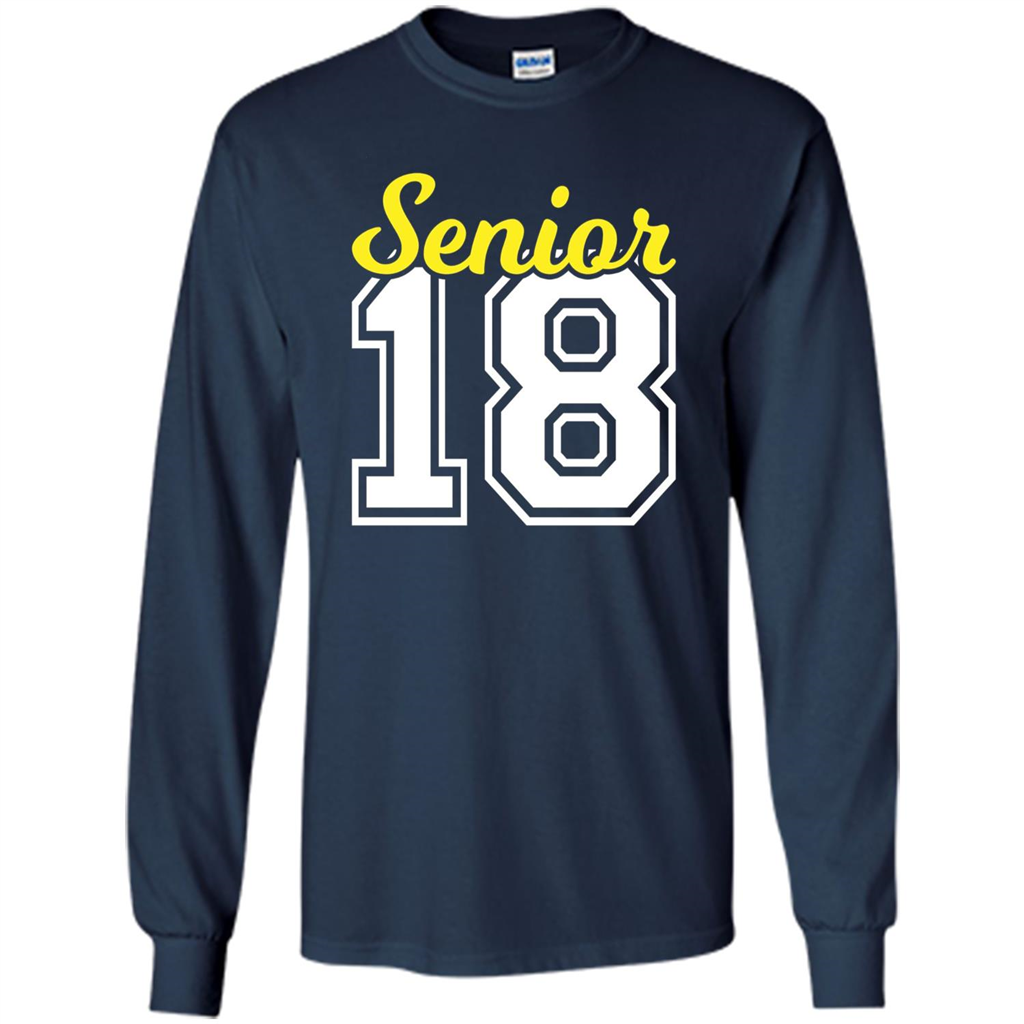 Senior Class of 2018 Jersey Style T-shirt Navy
