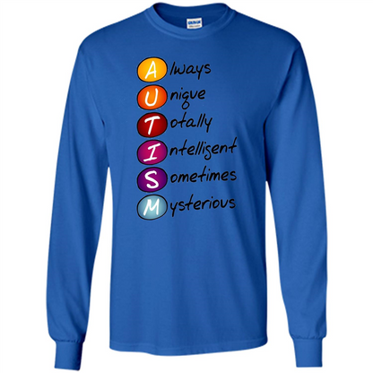 Autism Awareness Definition T-shirt Royal