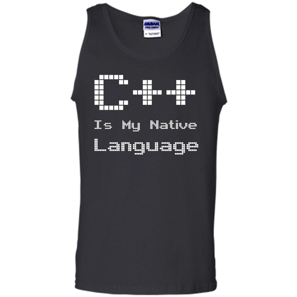 IT T-shirt C++ Is My Native Language Black