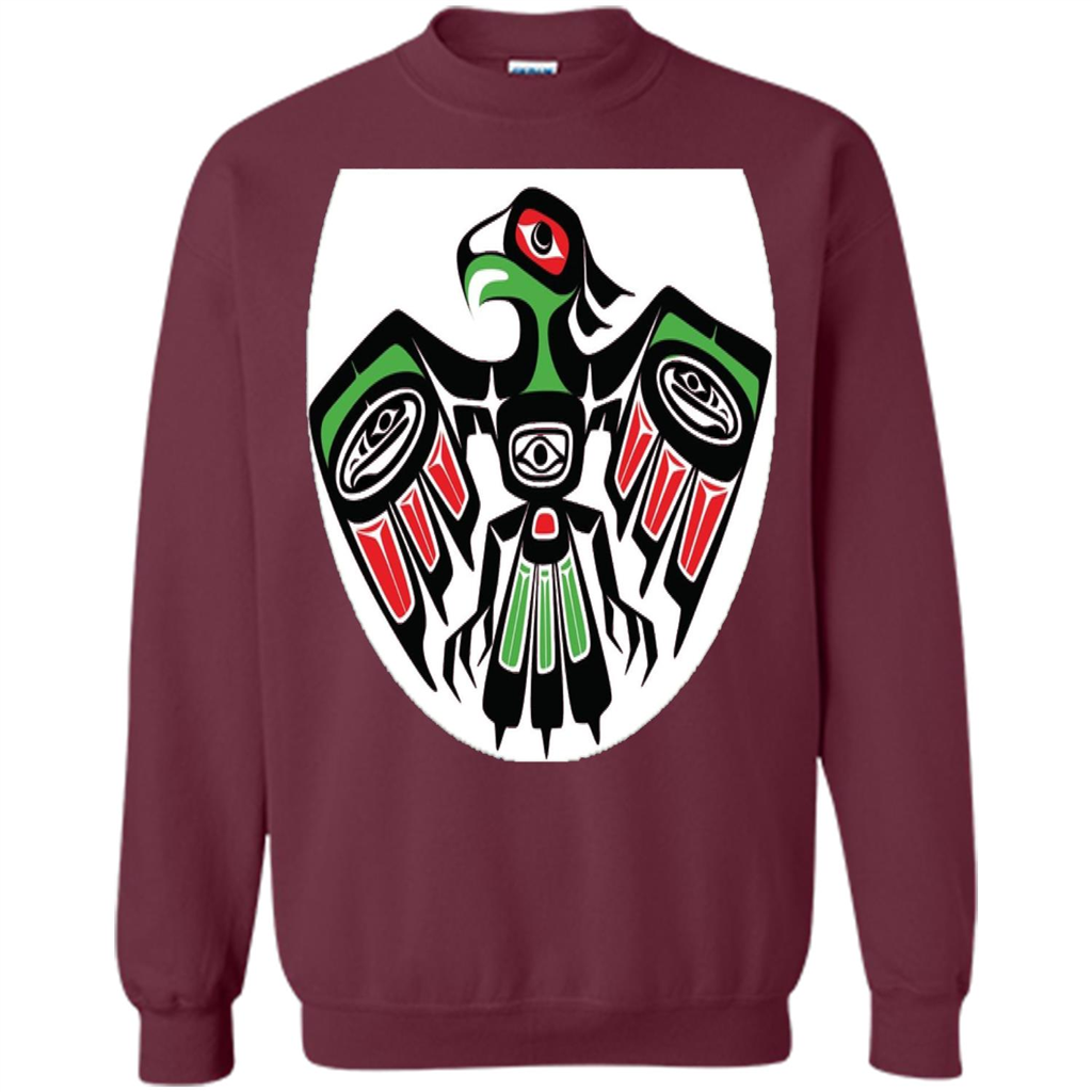 Native American Eagle T-shirt Maroon