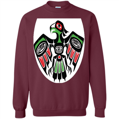 Native American Eagle T-shirt Maroon