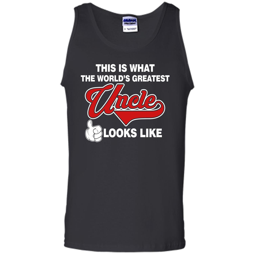 Uncle T-shirt This Is What The World's Greatest Uncle Looks Like Black